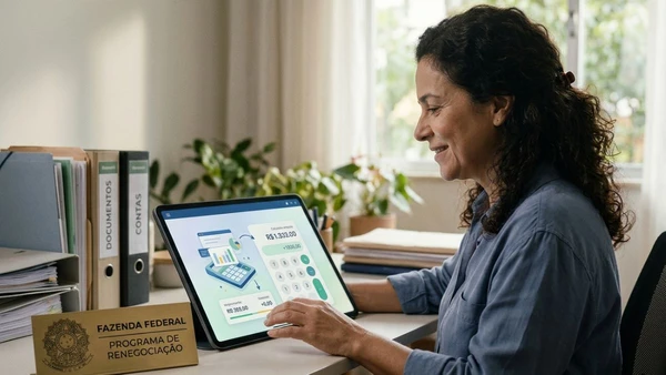 Nova plataforma digital do Governo Federal simula descontos e mostra o valor exato para você renegociar suas dívidas e limpar o nome. Veja como usar a nova 