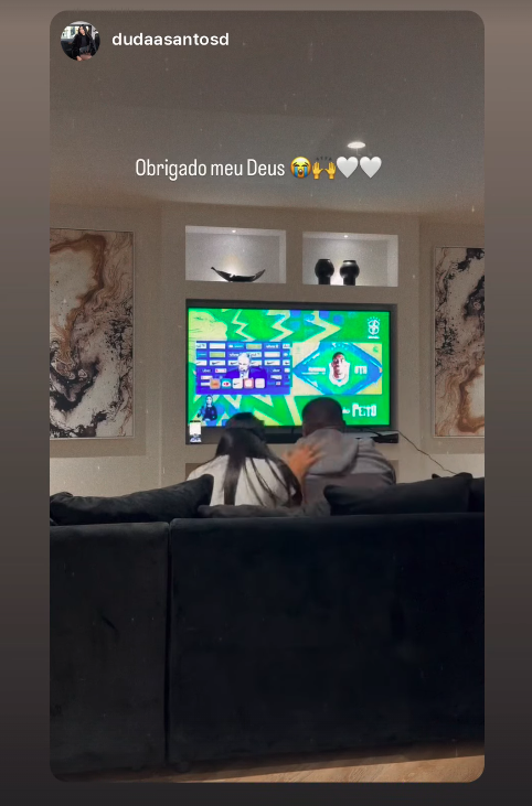 Rayan e Duda Santos celebram convocação para a Copa