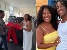 Imagem - Tia Má presenteia filho de 18 anos com carro e emociona: ‘Amanheci chorando’
