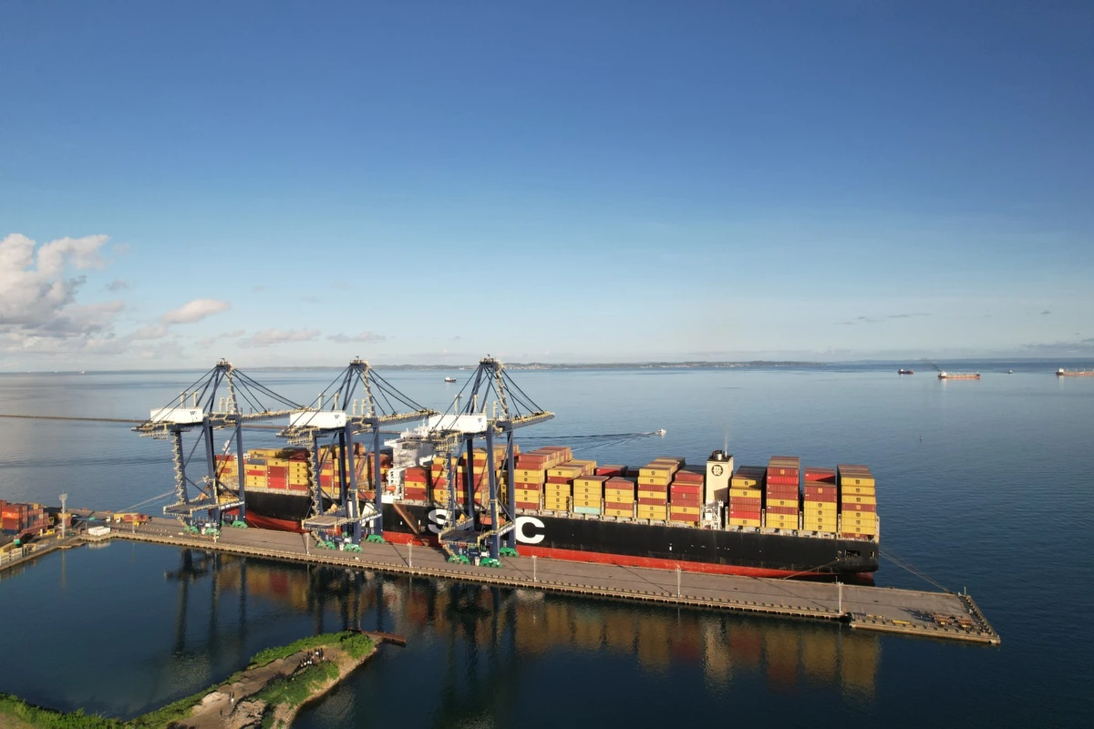 Bahia recebe navio com mais de 800 toneladas de materiais para início das obras da Ponte Salvador–Itaparica por Thuane Maria/GOVBA 