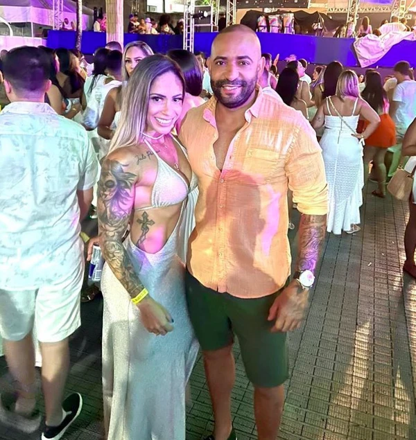 Chelle Patrício e Joadson Pinto foram presos em Salvador por Reprodução/Redes sociais