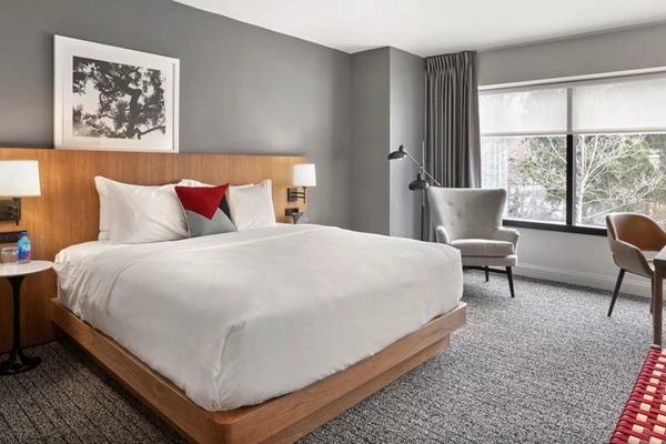 Com 171 acomodações, The Ridge é hotel corporativo a uma hora de NY por Reprodução/Gensler