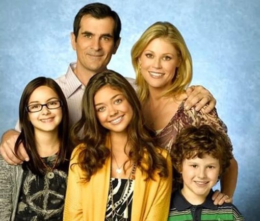 Família Dunphy em Modern Family (2009) por Divulgação
