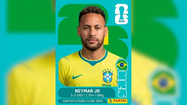 Figurinha de Neymar será incluída