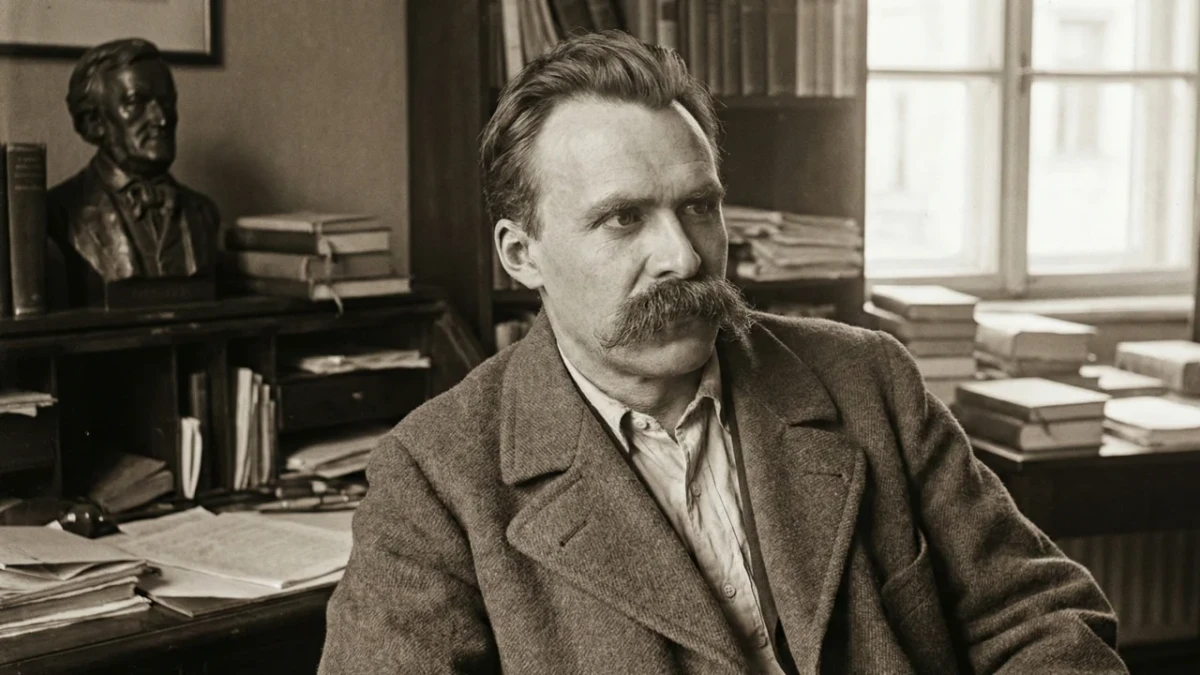 Friedrich Nietzsche começou a escrever ainda muito jovem e virou professor universitário aos 24 anos. por Reprodução