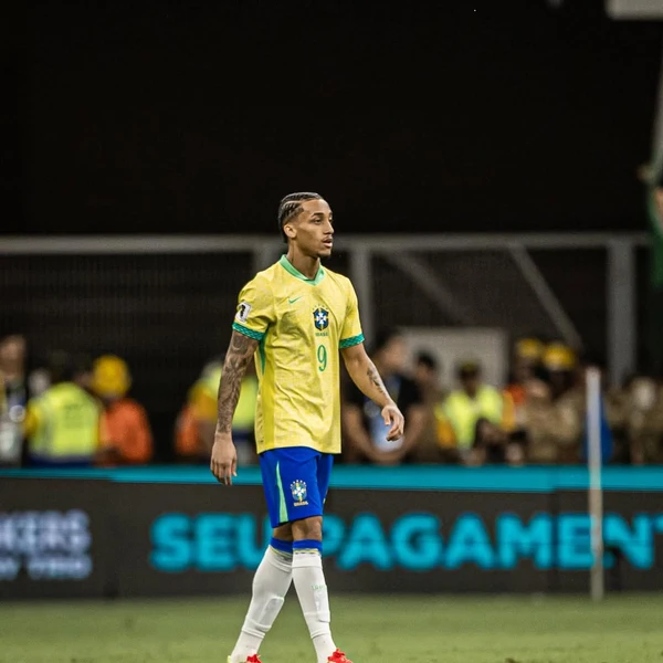 João Pedro na Seleção Brasileira por Reprodução/Redes Sociais