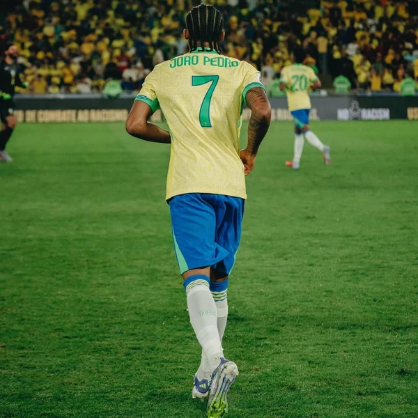 João Pedro na Seleção Brasileira por Reprodução/Redes Sociais