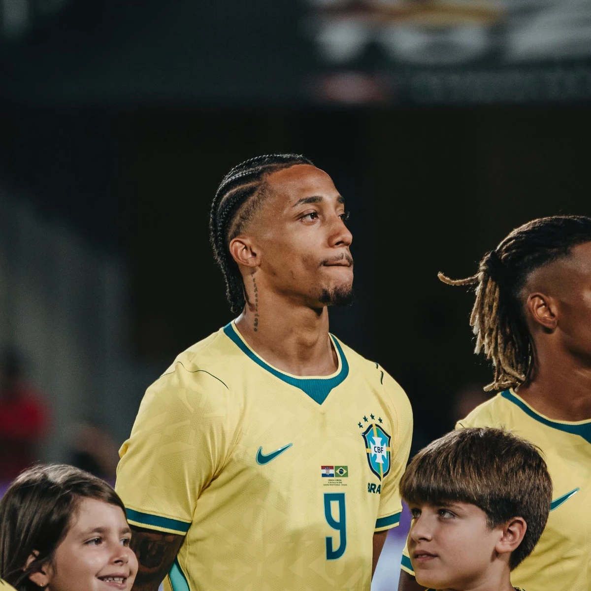 João Pedro na Seleção Brasileira por Reprodução/Redes Sociais