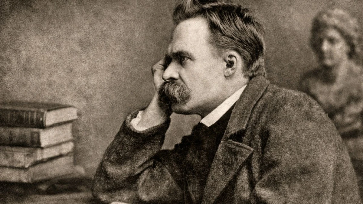 Nietzsche defendia que o ser humano deveria construir o próprio sentido da vida. por Reprodução