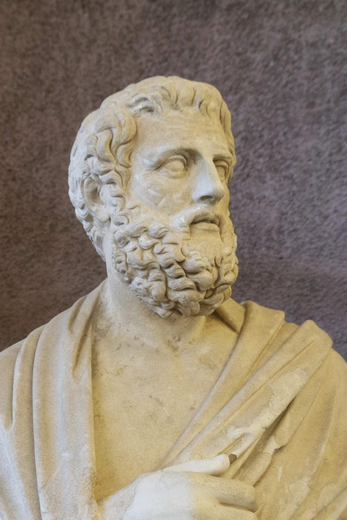 Filósofos estoicos Ancient statue depicting the Stoic Greek philosopher Epictetus por Reprodução