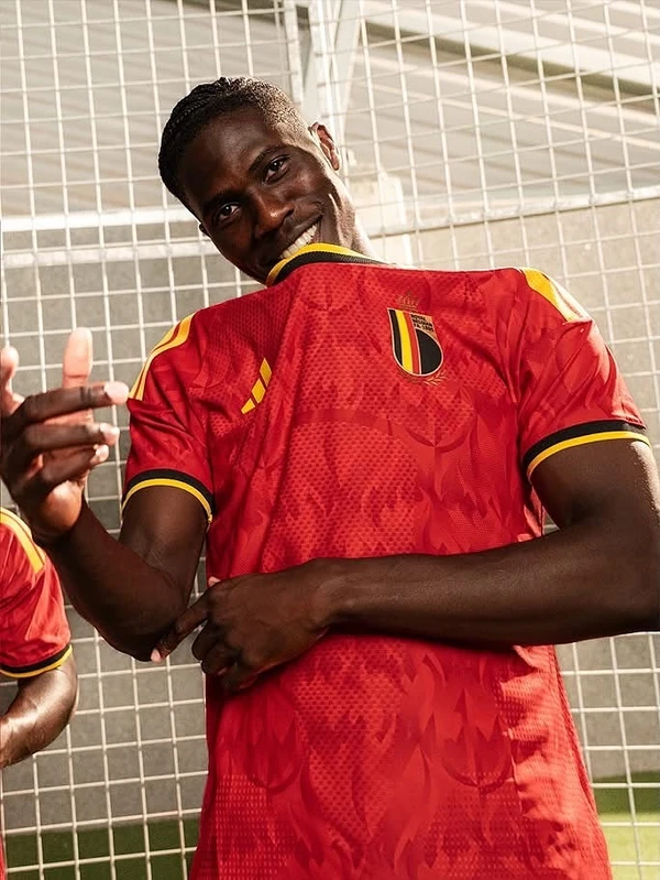 Uniforme da Bélgica para Copa do Mundo 2026 por Reprodução