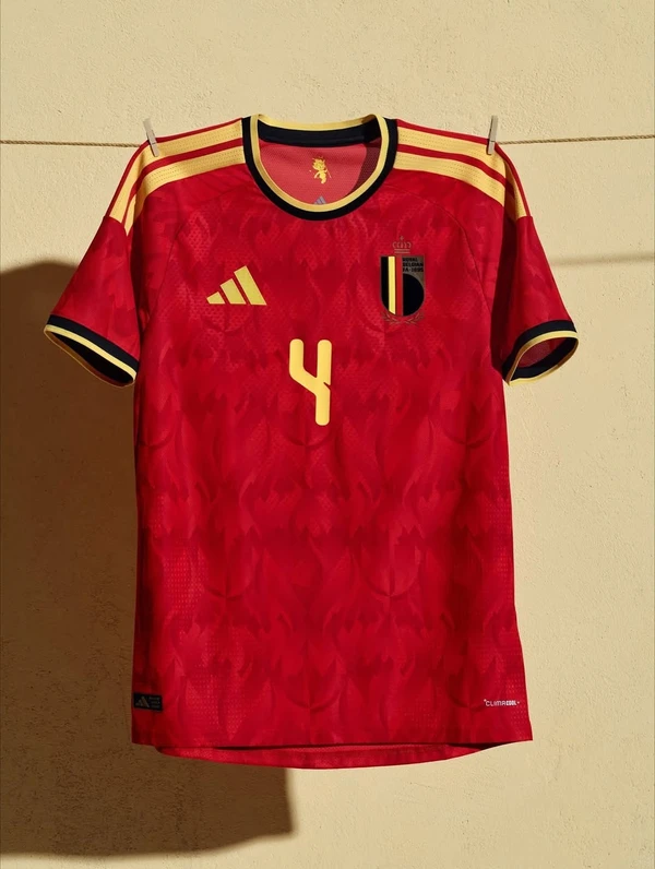 Uniforme da Bélgica para Copa do Mundo 2026 por Reprodução