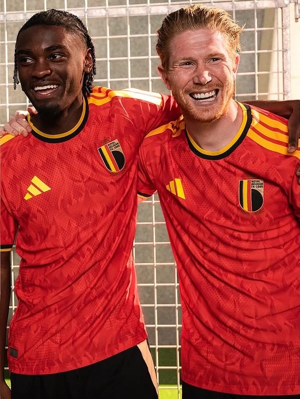 Uniforme da Bélgica para Copa do Mundo 2026 por Reprodução