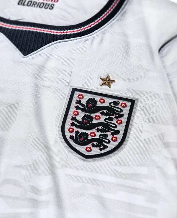 Uniforme da Inglaterra para a Copa do Mundo 2026 por Divulgação