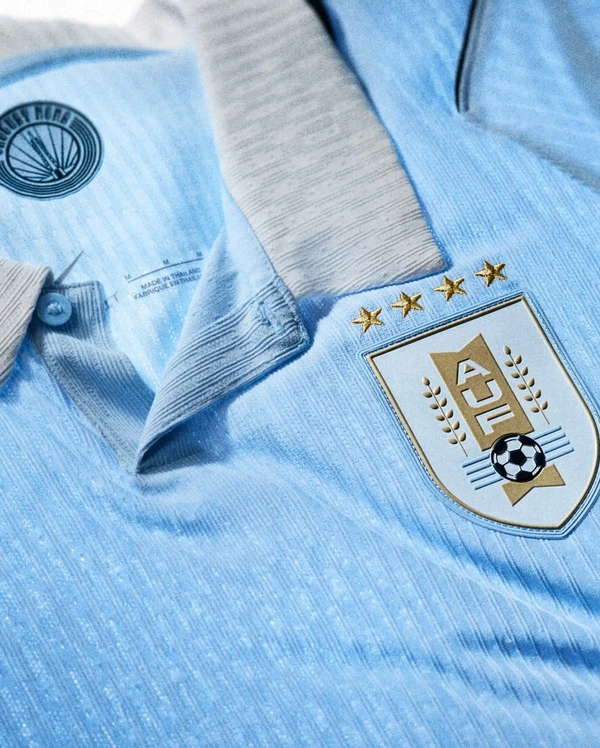 Uniforme do Uruguai para Copa do Mundo 2026 por Divulgação 