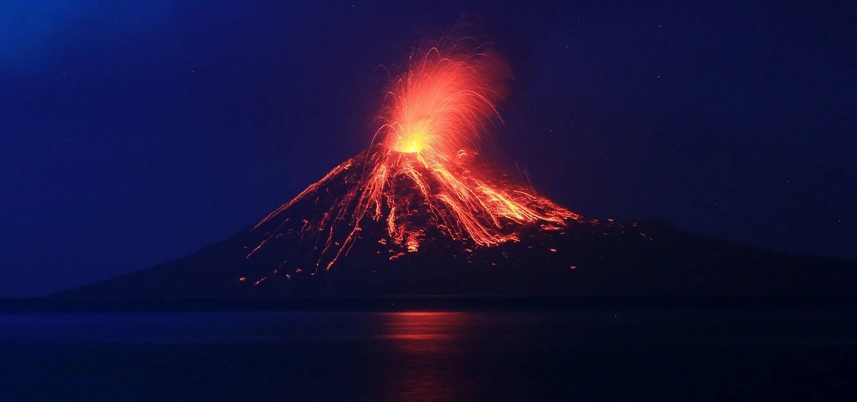 Vulcão Krakatoa por Reprodução