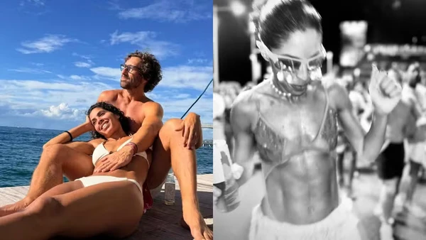 Bela Gil abre álbum aproveitando Carnaval com o namorado, Lula Cerri por Reprodução/Instagram