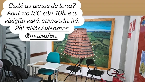 Eleição para reitoria da Ufba começa com falta de urnas nesta quarta-feira (20) por Reprodução