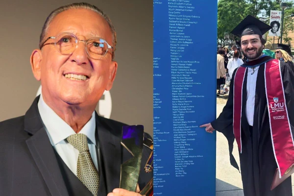 Galvão Bueno elogiou filho Luca Bueno nas redes sociais