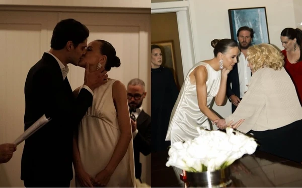 Marina Goldfarb celebra casamento em Trancoso com luxo brasileiro e referências da cultura baiana