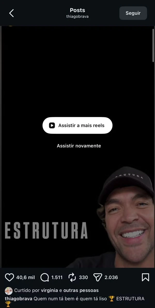 Postagem curtida por Virginia