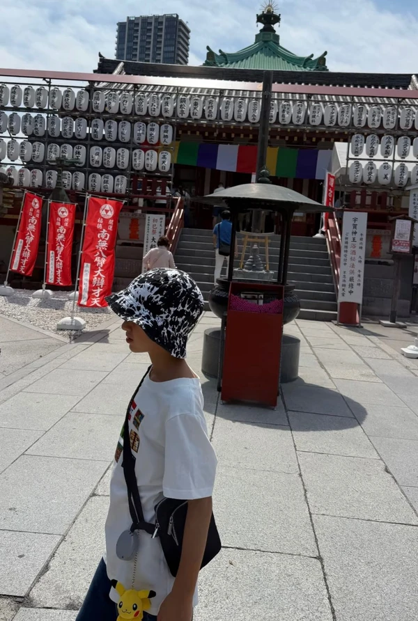 Registros de Sophie Charlotte com família no Japão por Reprodução/Instagram
