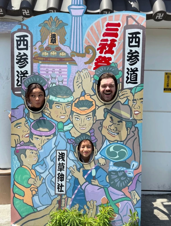 Registros de Sophie Charlotte com família no Japão por Reprodução/Instagram