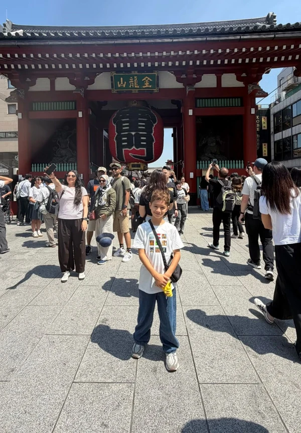 Registros de Sophie Charlotte com família no Japão por Reprodução/Instagram