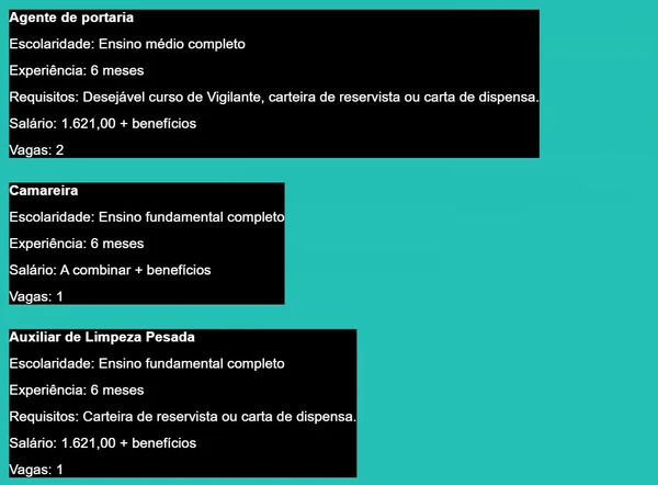 Salvador tem 302 vagas de emprego com salários de até R$ 4,1 mil nesta quarta (20) por Simm