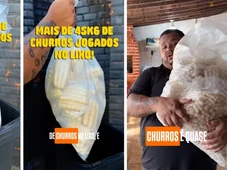 Imagem - Dono de restaurante joga 45 kg de comida no lixo e vídeo viraliza: 'Estava explodindo'