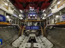 Imagem - China conclui túnel a 89 metros de profundidade embaixo de rio para trem-bala de 350 km/h