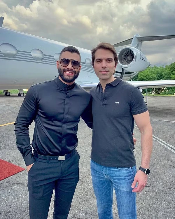 Gusttavo Lima e o novo namorado de Paula Fernandes por Reprodução/Instagram