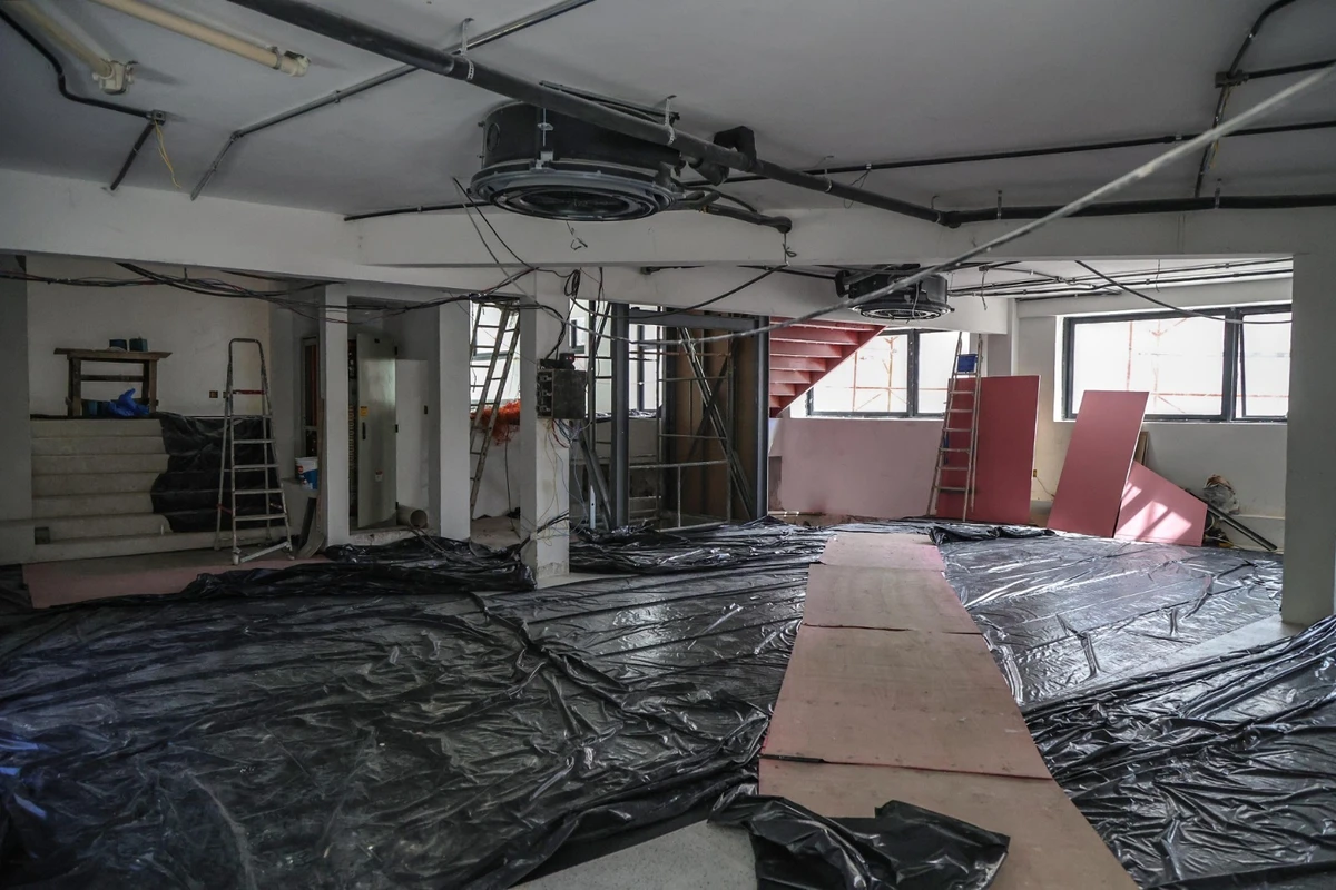 Obras do Teatro Vila Velha por Bruno Concha/Secom PMS
