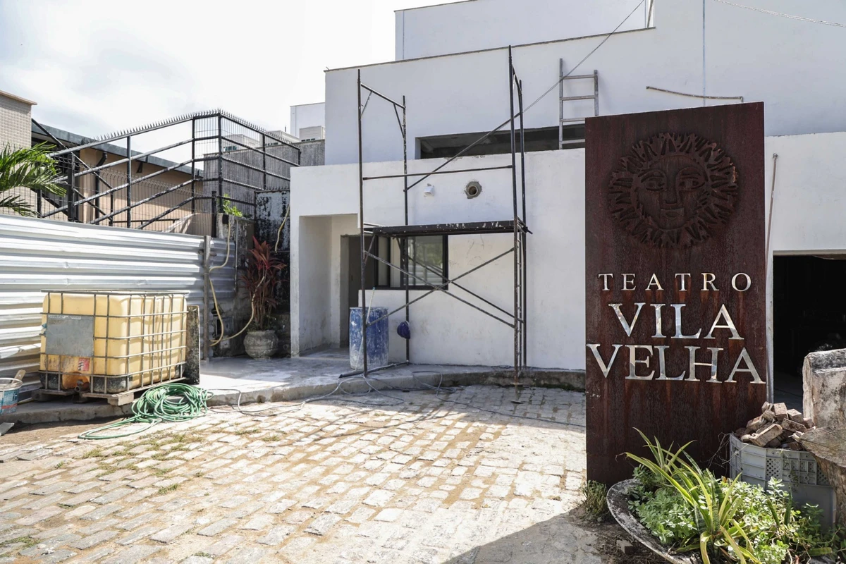 Obras do Teatro Vilha Velha