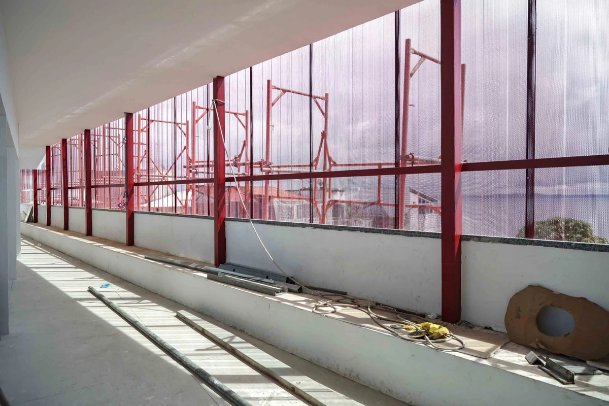 Obras do Teatro Vila Velha por Bruno Concha/Secom PMS