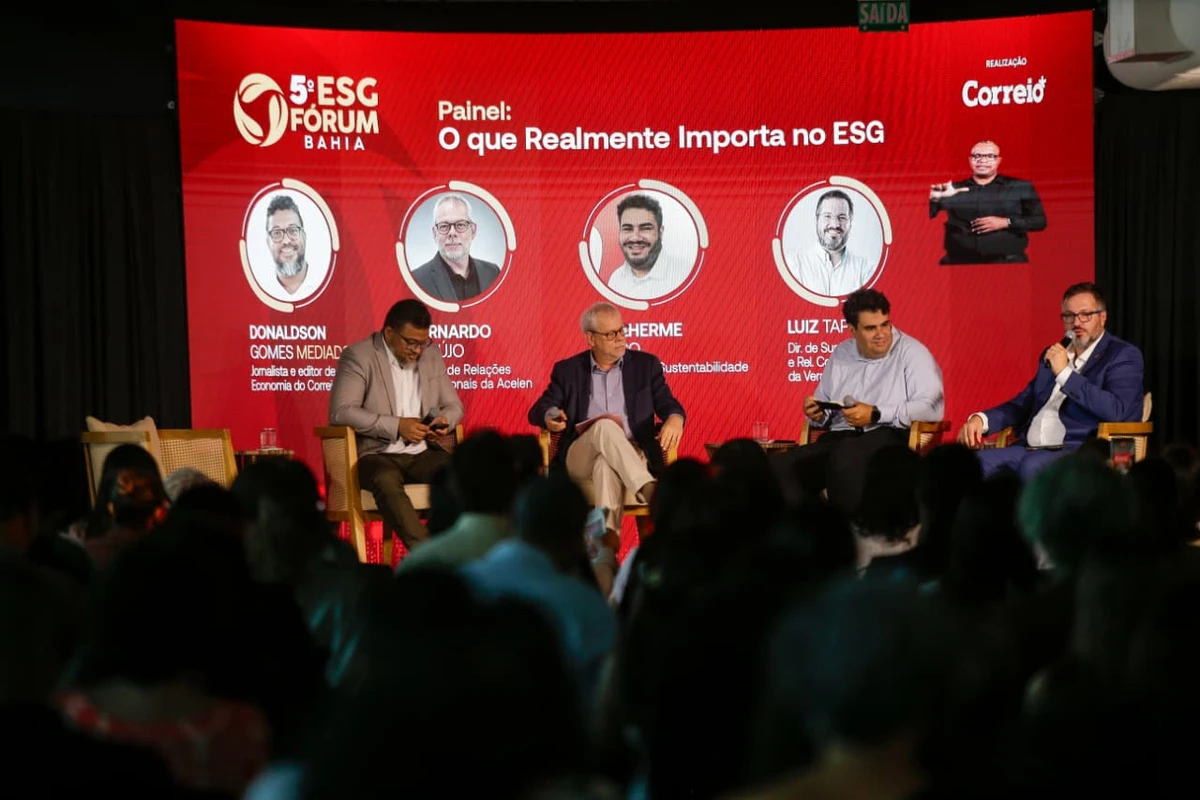 Painel debateu o que realmente importa no ESG por Arisson Marinho/CORREIO
