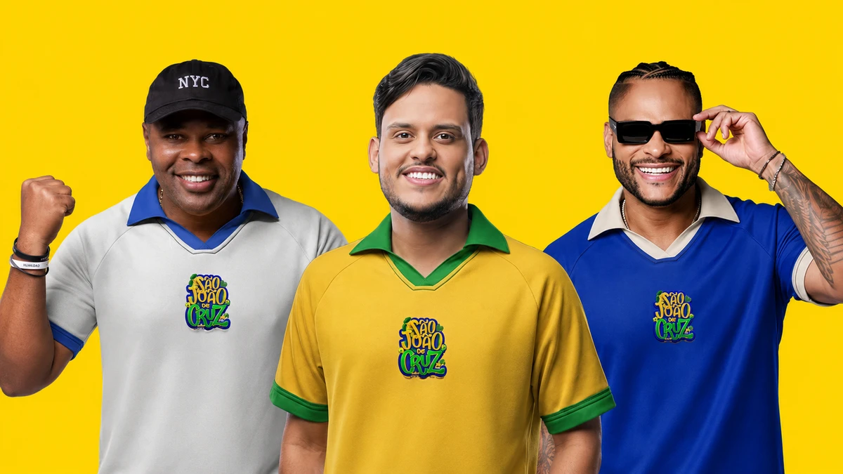 São João de Cruz vai misturar forró, arrocha e transmissão dos jogos do Brasil em telões gigantes