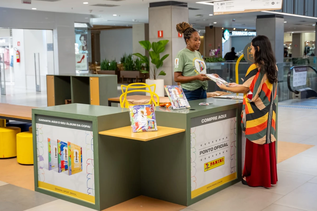 Shopping da Bahia: pontos da Visa, no 4º piso, próximo à Leitura, e da Panini, no 3º piso, ao lado da Bacio di Latte. por Divulgação