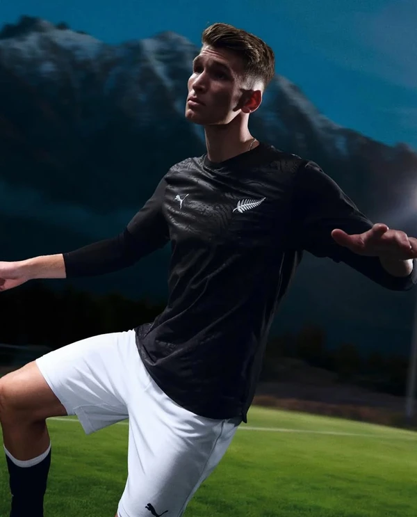Uniforme da Nova Zelândia para Copa do Mundo 2026 por Reprodução