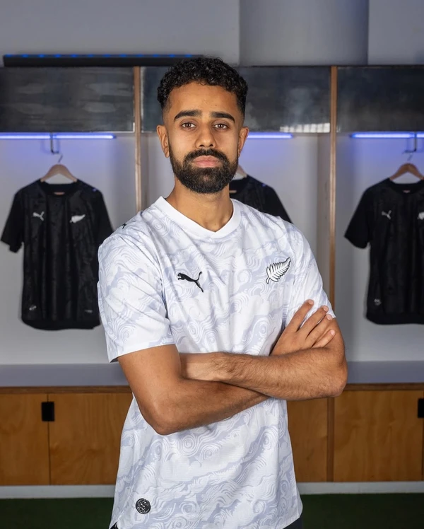 Uniforme da Nova Zelândia para Copa do Mundo 2026 por Reprodução