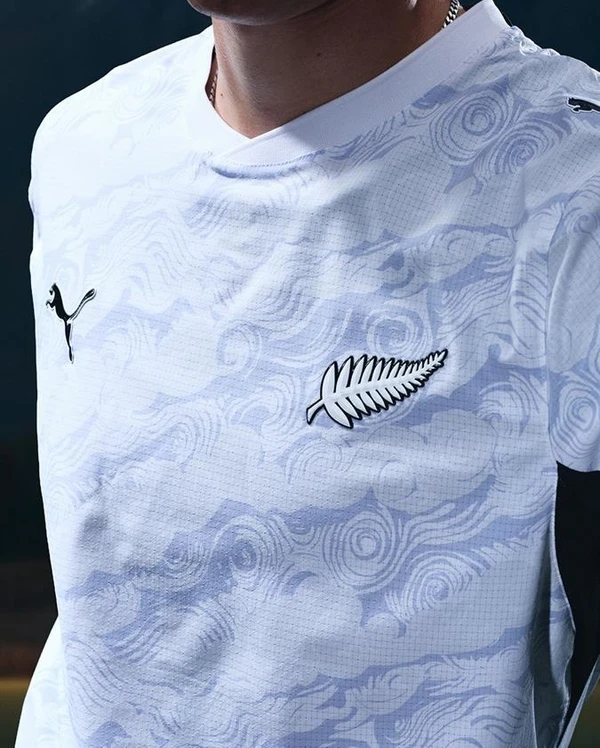 Uniforme da Nova Zelândia para Copa do Mundo 2026 por Reprodução