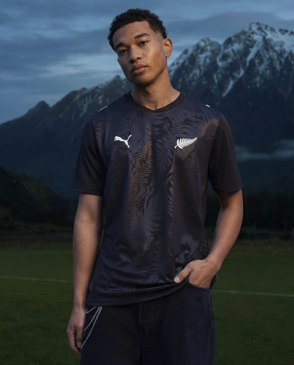 Uniforme da Nova Zelândia para Copa do Mundo 2026 por Reprodução