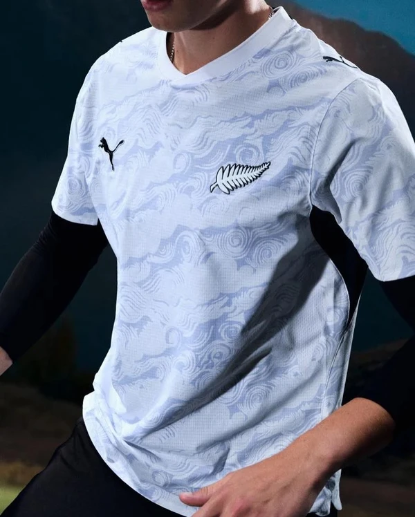 Uniforme da Nova Zelândia para Copa do Mundo 2026 por Reprodução