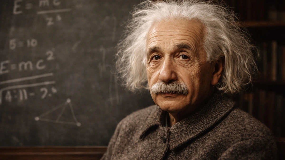 Albert Einstein por Reprodução