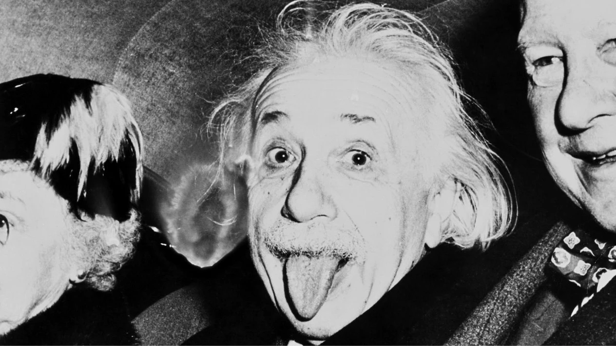 Albert Einstein por Reprodução
