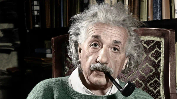 Albert Einstein por Reprodução