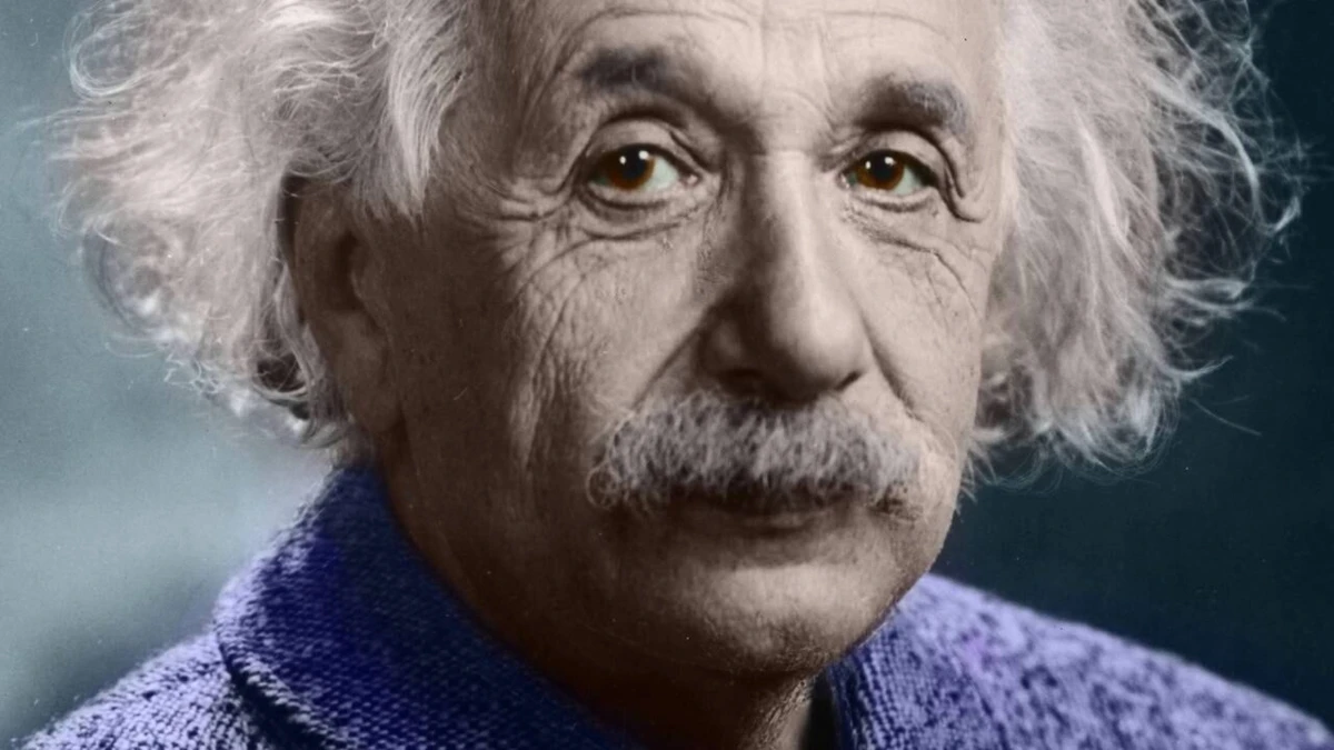 Albert Einstein por Reprodução