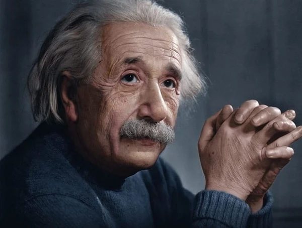 Albert Einstein por Reprodução