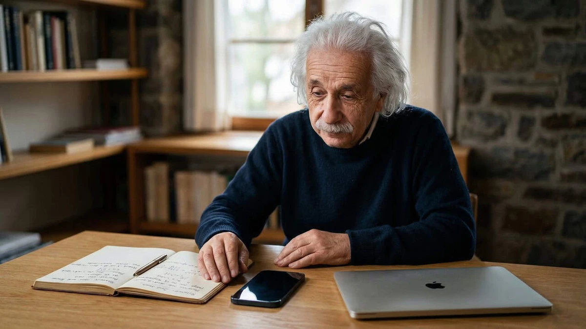Albert Einstein se posicionava publicamente sobre temas políticos e humanitários.  por Reprodução