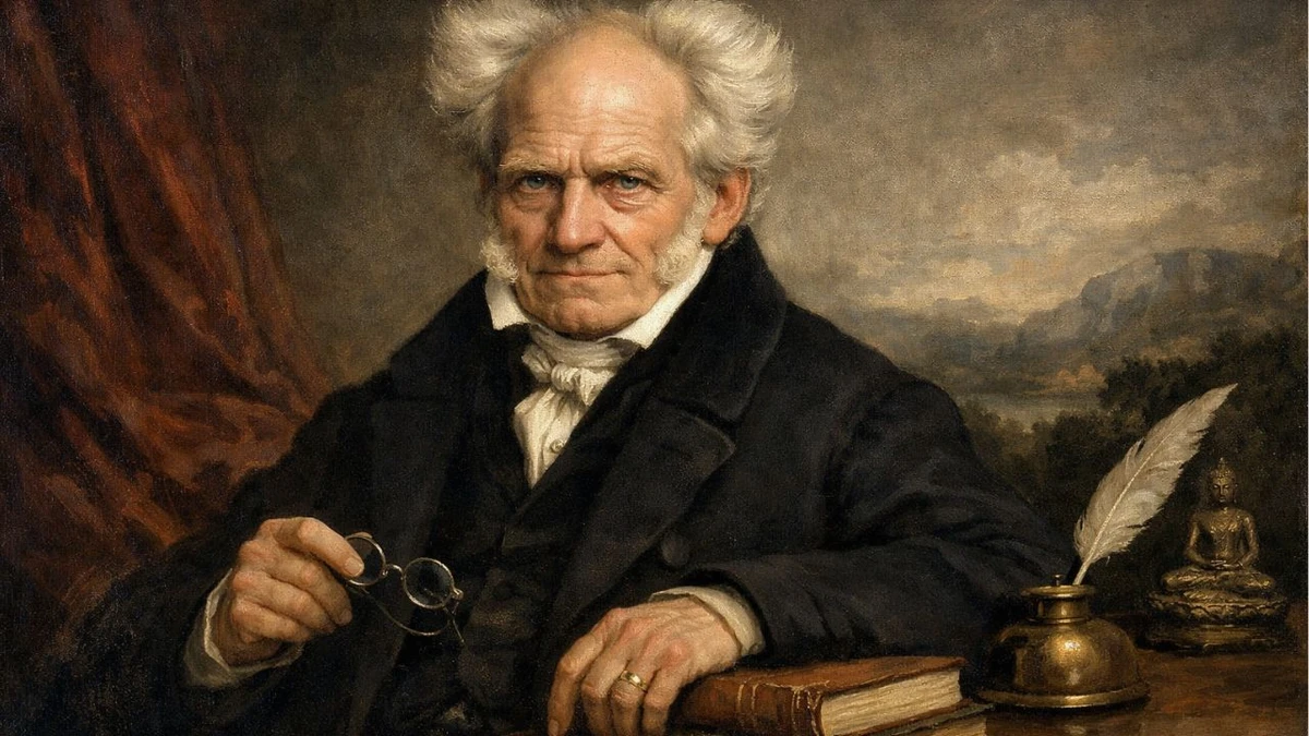 Arthur Schopenhauer morreu em 1860, aos 72 anos. por Reprodução